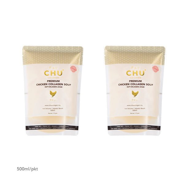 CHU Chicken Collagen Soup Malaysia Packaging 1-Litre (2x500ml)